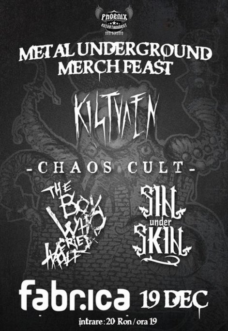 Mosh Pit și Merchandise la Metal Underground Merch Feast @ Club Fabrica
