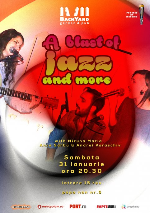 A blast of jazz and more - with Miruna Maria, Anca Sarbu & Andrei Paraschiv