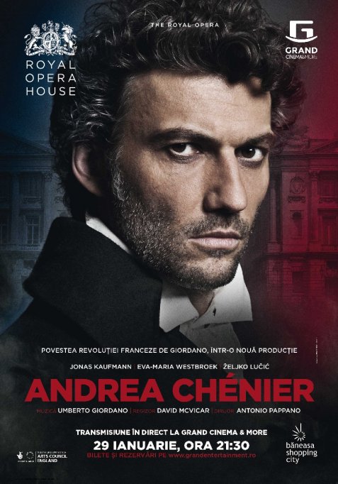 Grand Cinema & More aniverseaza 400 de reprezentatii din cadrul stagiunii de evenimente culturale, odata cu spectacolul de opera „Andrea Chenier”