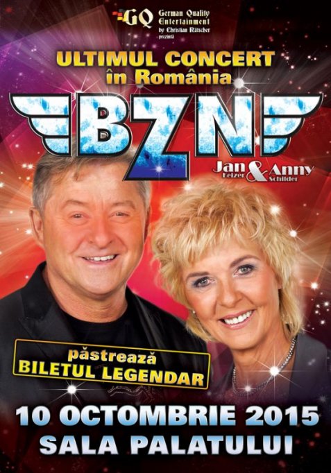 Concert BZN la Sala Palatului