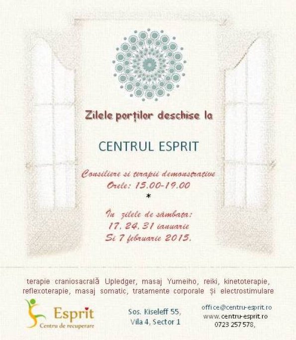 Ziua Portilor Deschise la Centrul Esprit