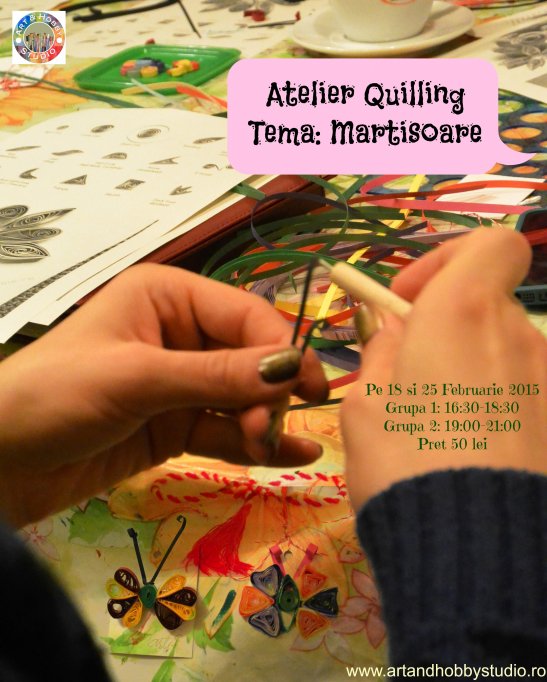 Atelier quilling – Martisoare