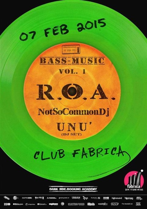ROA LIVE | Not So Common DJ | UNU` @ Fabrica Club