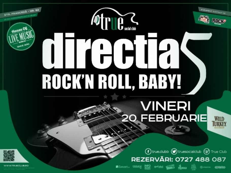 Vineri - 20 februarie - Directia 5 - Rock'nRoll BABY