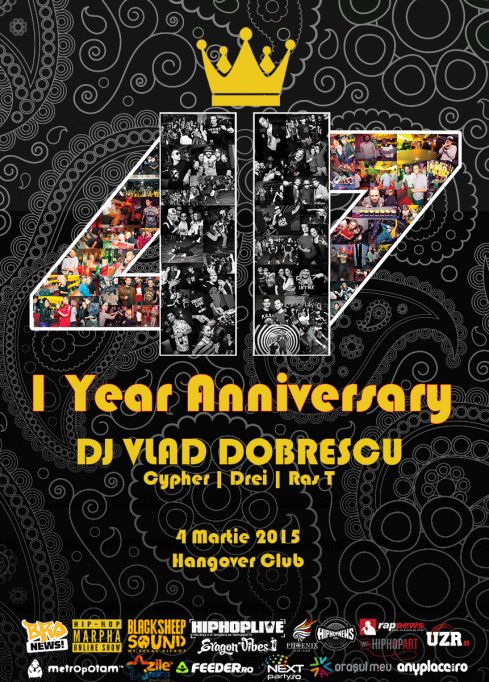 Vlad Dobrescu, Cypher, Ras T & Drei @ 11:47 1 Year Anniversary, hosted by Frontline Crew!
