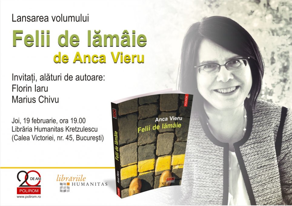 Despre intamplari si personaje cu Anca Vieru