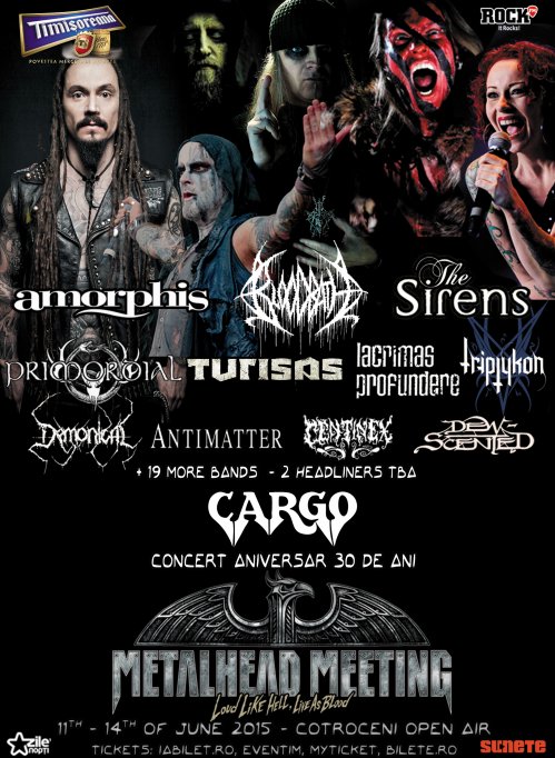 Finlandezii de la TURISAS se alatura festivalului de 4 zile, METALHEAD Meeting 2015