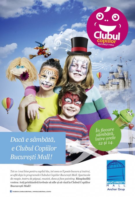 Ce surprize le-a pregatit Clubul Copiilor Bucuresti Mall celor mici in 2015