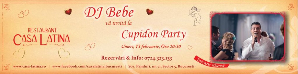 „Cupidon Party” la Casa Latina!