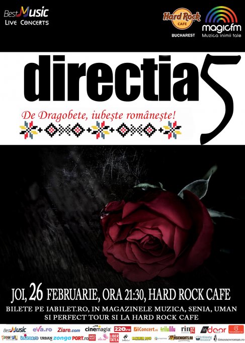 Iubeste romaneste cu Directia 5: o categorie de bilete este SOLD OUT