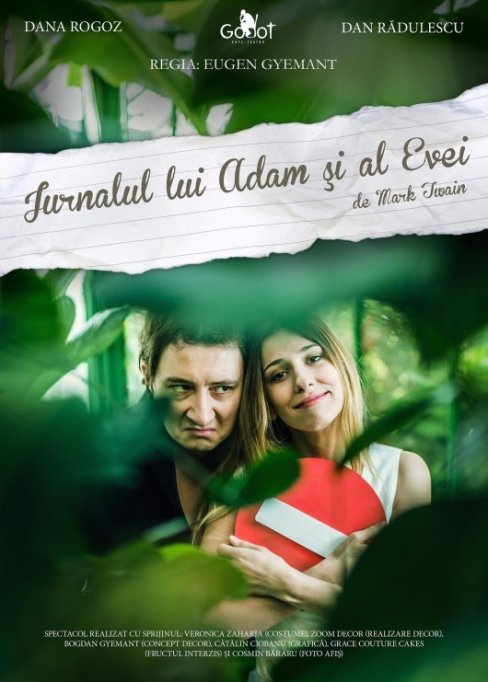 "Jurnalul lui Adam şi al Evei" de Mark Twain