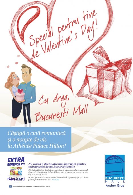 Jocuri si premii pentru cupluri la Bucuresti Mall