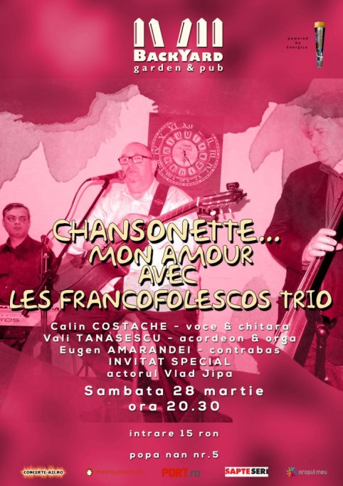 Chansonette... Mon Amour avec Les Francofolescos Trio