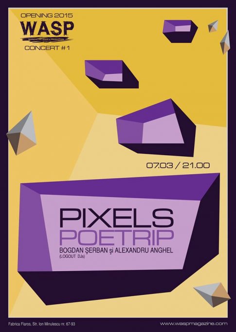 Concert la WASP: Pixels, Poetrip