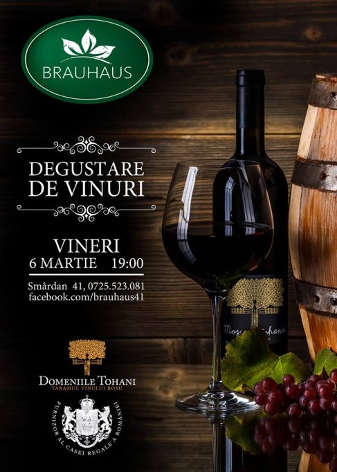 Degustare de vin @ Brauhaus Smardan