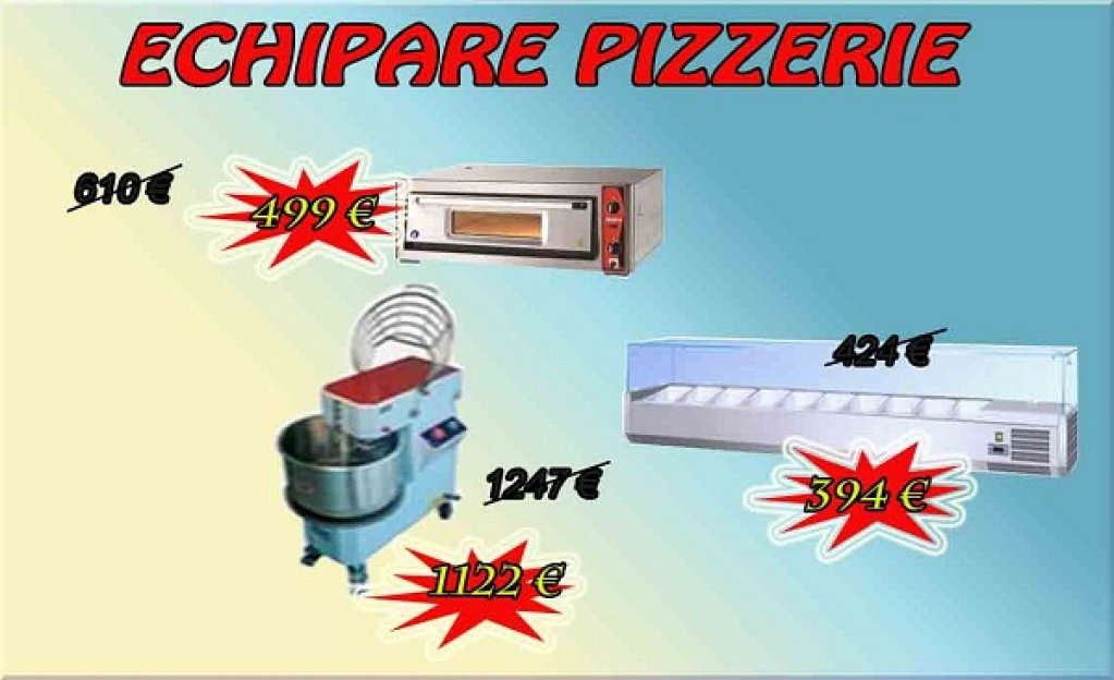Echipamente dotare pizzerie