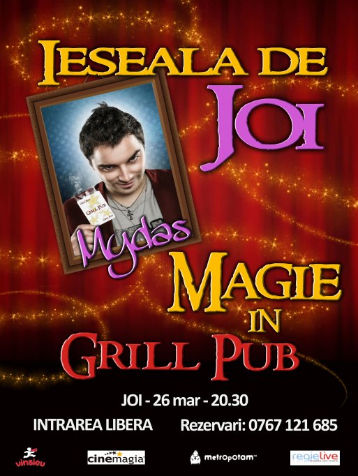IESEALA DE JOI - MAGIE in GRILL PUB!