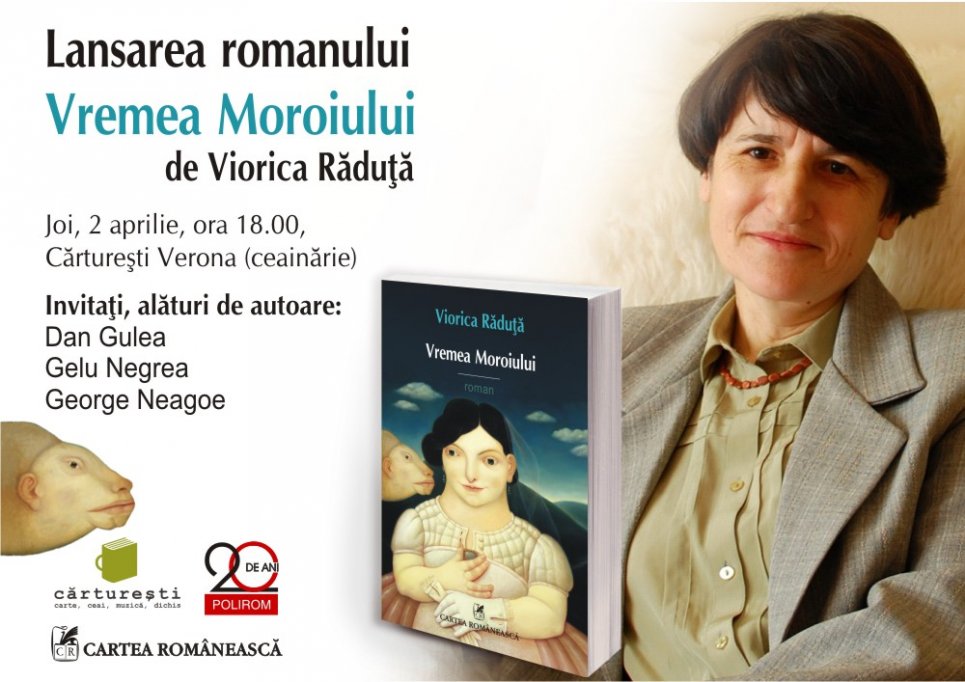 Lansarea romanului Vremea Moroiului, de Viorica Raduta