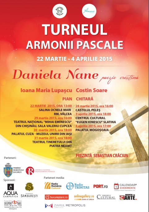 Dublu eveniment artistic la Palatul Mogosoaia