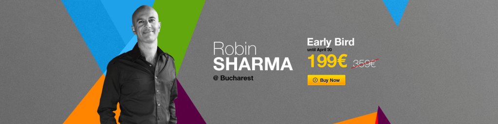 Robin Sharma la Bucuresti