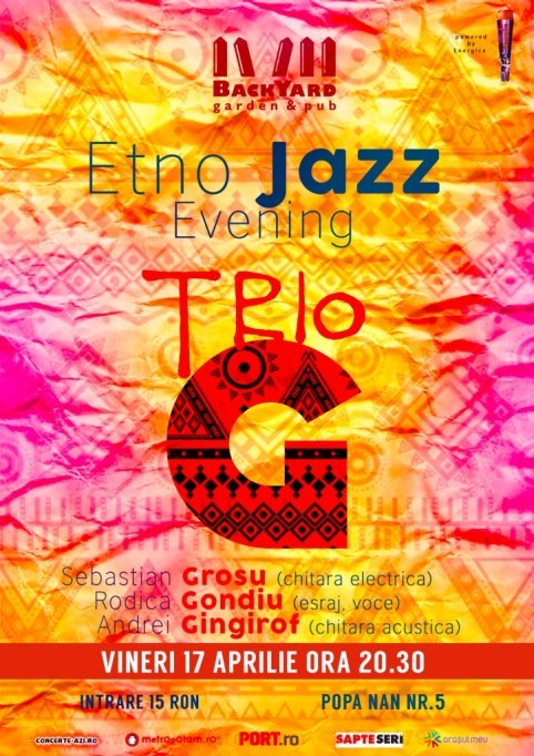 Etno Jazz Evening - trio G