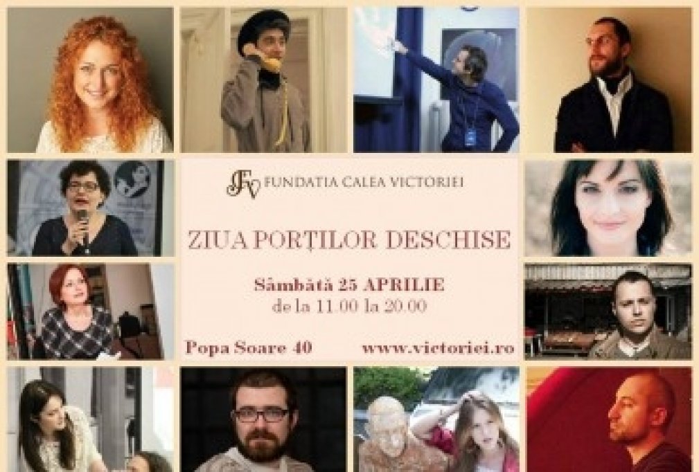 Ziua Portilor Deschise la Fundatia Calea Victoriei, 25 aprilie