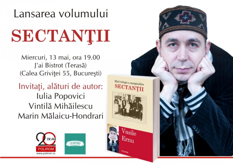 Lansarea volumului Sectantii de Vasile Ernu