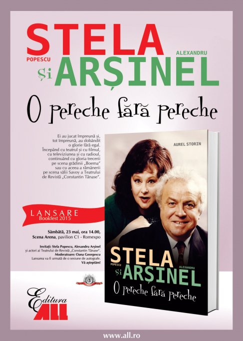 Stela Popescu si Alexandru Arsinel. O pereche fara pereche