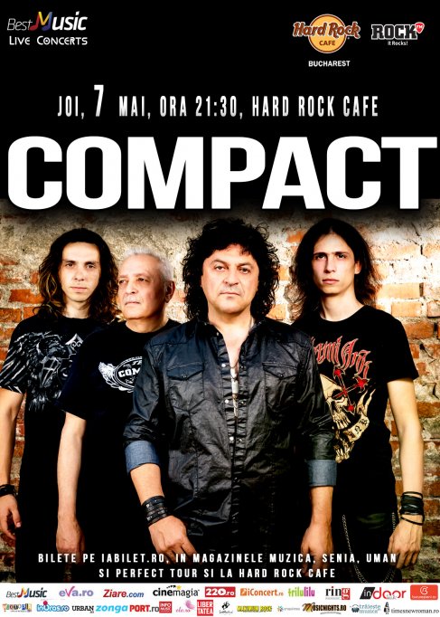 Horia Brenciu invitat special alaturi de COMPACT pe 7 mai la Hard Rock Cafe