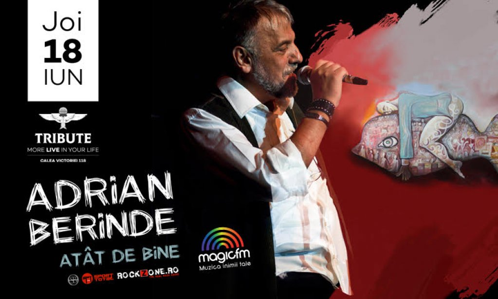 Adrian Berinde lansează albumul “Atât de bine” cu ocazia aniversării a 20 de ani pe scenă