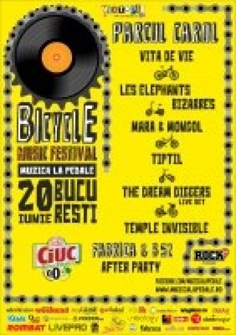 Peste 1500 de biciclisti s-au alaturat primei editii a Bicycle Music Festival