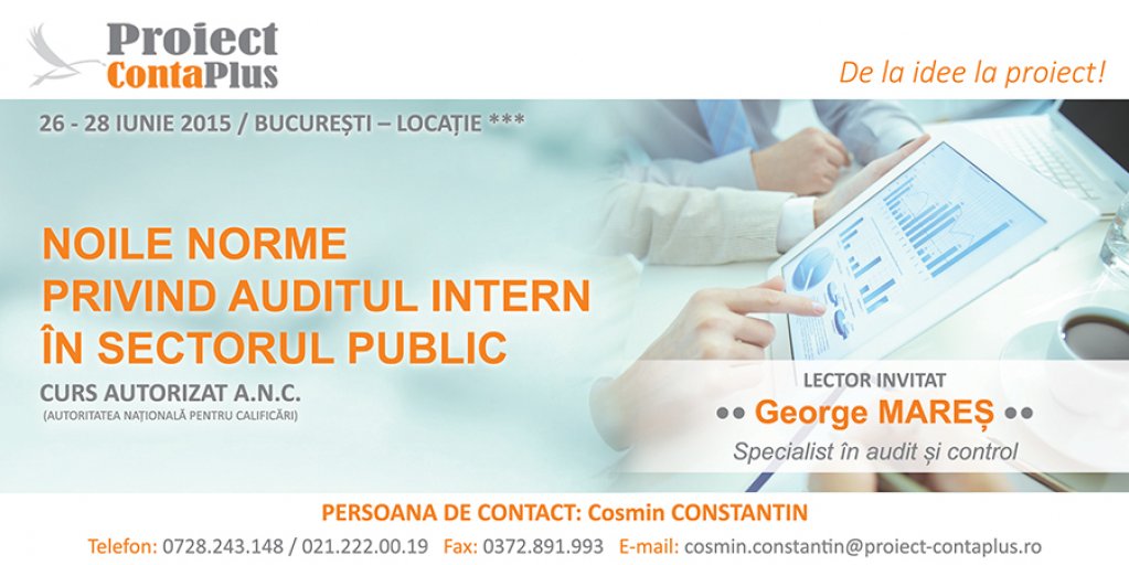 Noile norme privind auditul intern in sectorul public