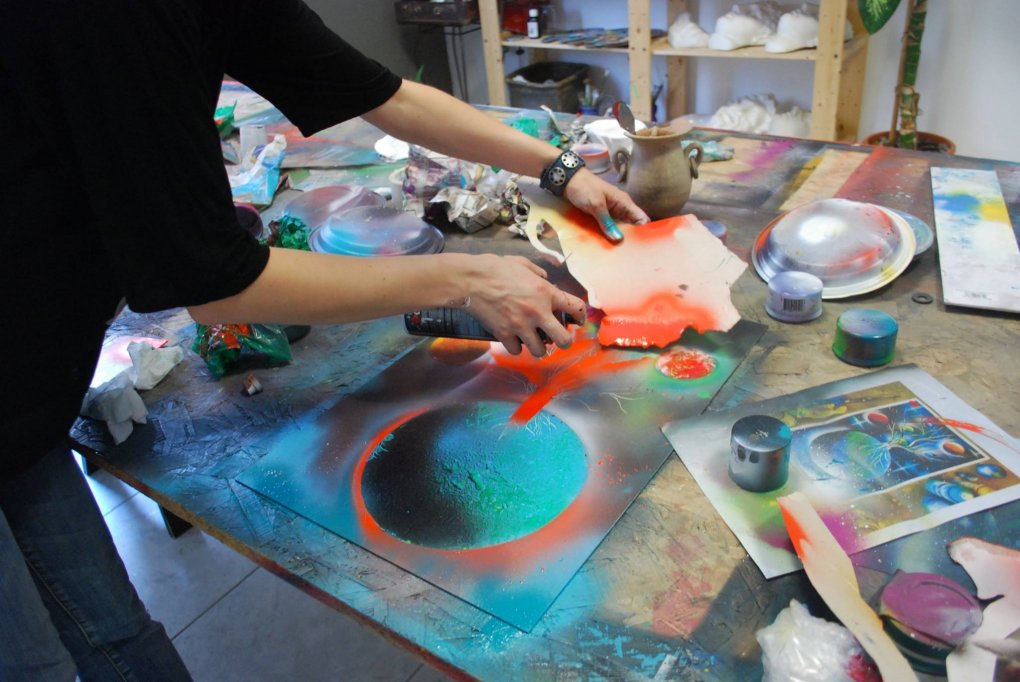 Workshop graffiti