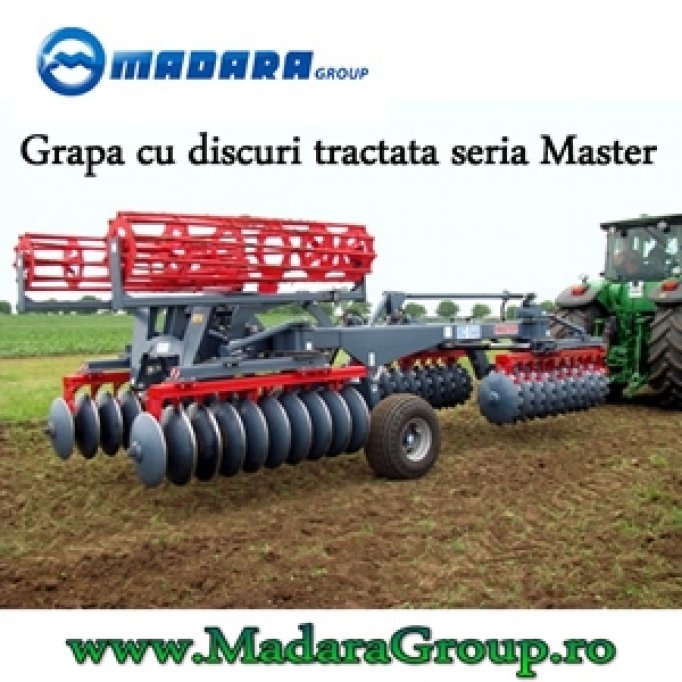 Grapa cu discuri tractata seria Master BD-048