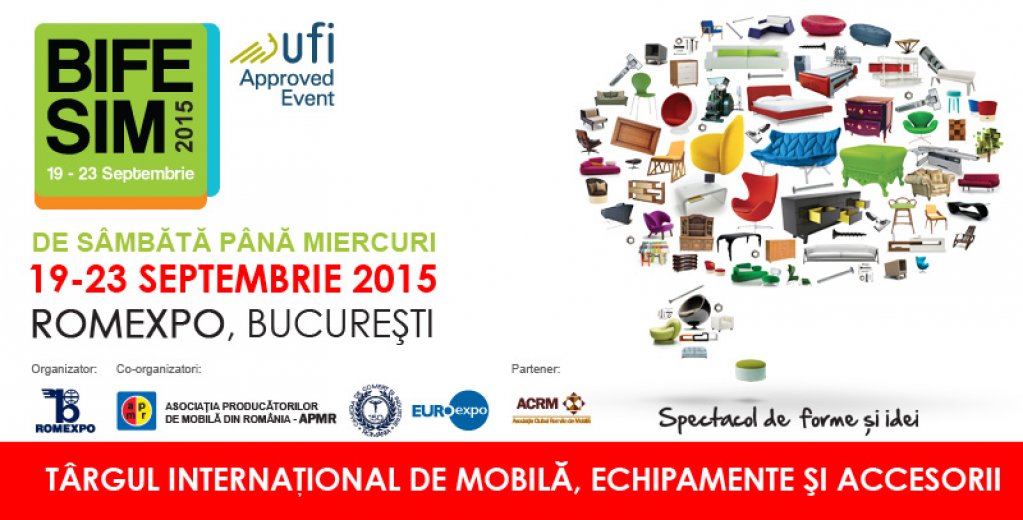 Doar o luna pana la cel mai important eveniment pentru piata mobilei din Romania! BIFE-SIM