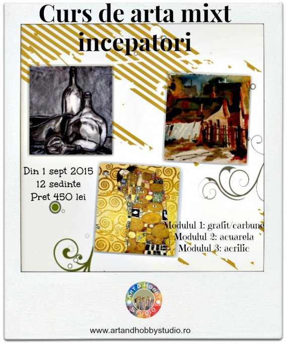 Curs mixt de arta – incepatori