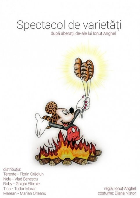 "Spectacol de varietăți&rdquo; după texte de Ionuț Anghel