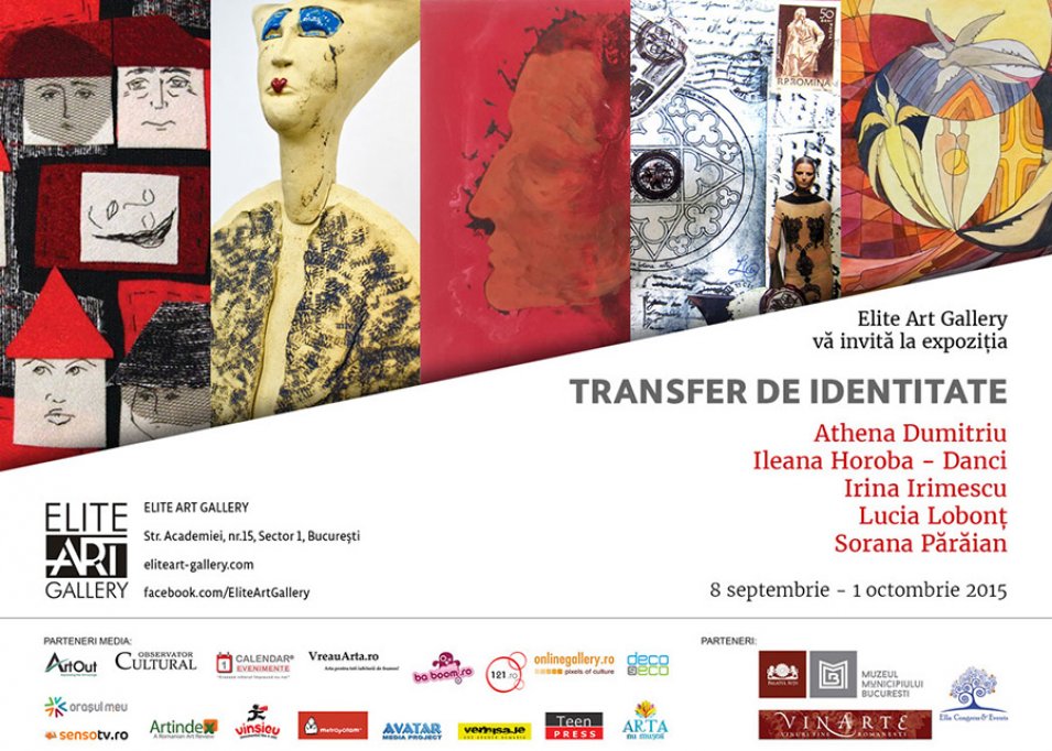 Elite Art Gallery prezinta expozitia Transfer de identitate