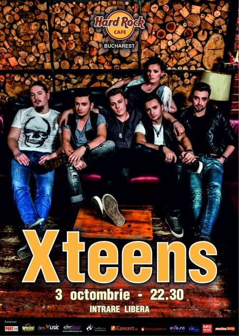 XTEENS, in concert la Hard Rock Cafe