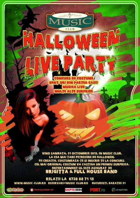 Halloween Live Party | Concert Brigitta & Full House Band