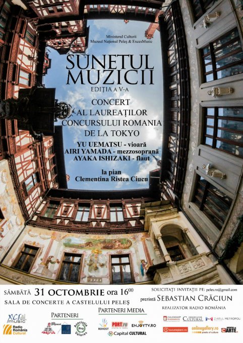 Artisti japonezi în recital Castelul Peles