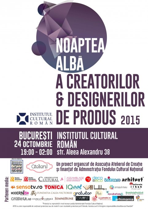 Noaptea Alba a Creatorilor & Designerilor de produs