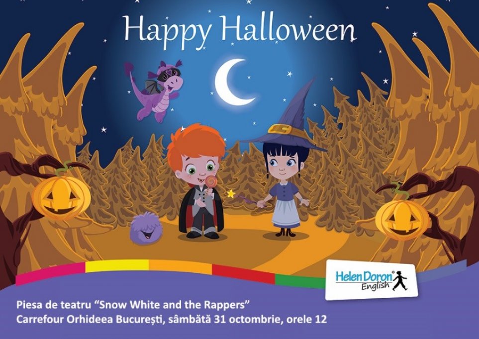 Proiect international Helen Doron English, de Halloween