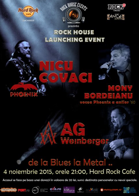 De la Blues la Metal cu Nicu Covaci, Mony Bordeianu şi AG Weinberger