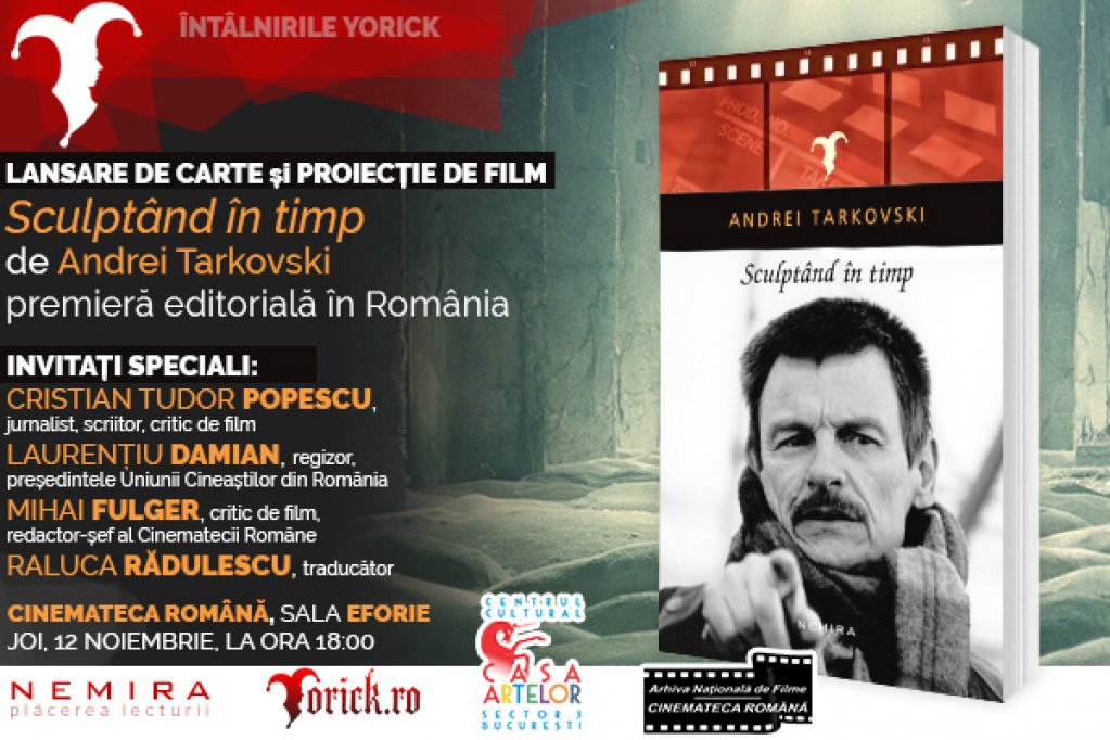 Lansarea volumului „Sculptand in timp“ de Andrei Tarkovski