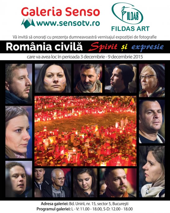 Expoziţie de fotografie ”România Civilă. Spirit și expresie”