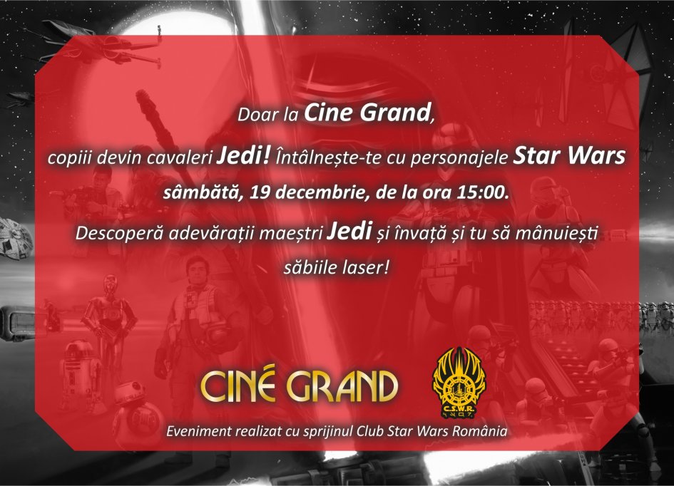 Expozitie si eveniment Star Wars