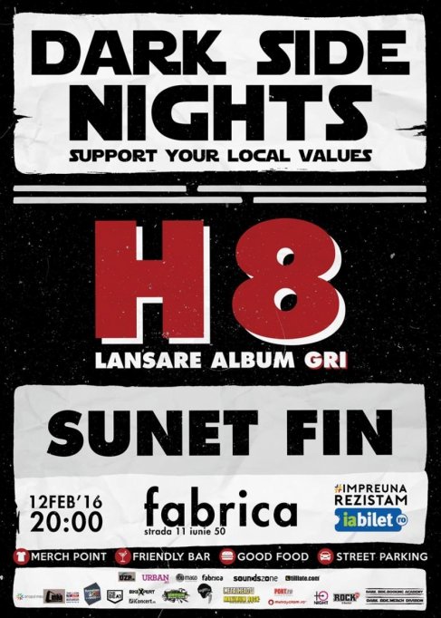 H8 II Lansare de album - GRI II | Invitați : Sunet Fin (Lansare videoclip - Nostalgie) @ Club Fabrica