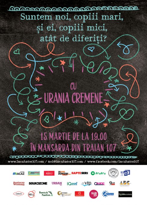 URANIA CREMENE. Suntem noi, copiii mari și ei, copiii mici atât de diferiți?