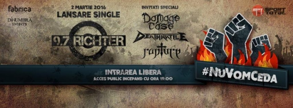 Concert 9.7 Richter, Deathrattle, Damage Case @ Club Fabrica